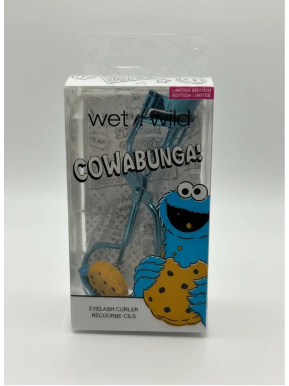 Wet n Wild Sesame Street Cowabunga Eyelash Curler Cookie Monster Limited Edition